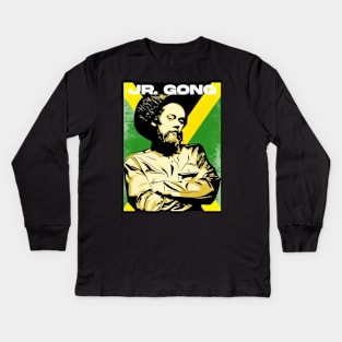 jr gong reggae Kids Long Sleeve T-Shirt